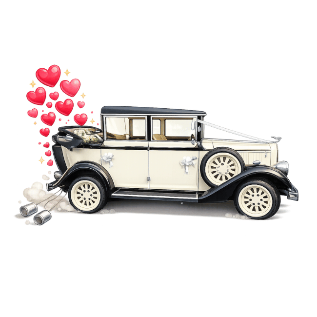 Hart's Wedding Cars Logo